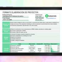 Formato para Elaborar un Proyecto