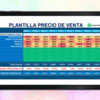 Plantilla para Calcular el Precio de Venta