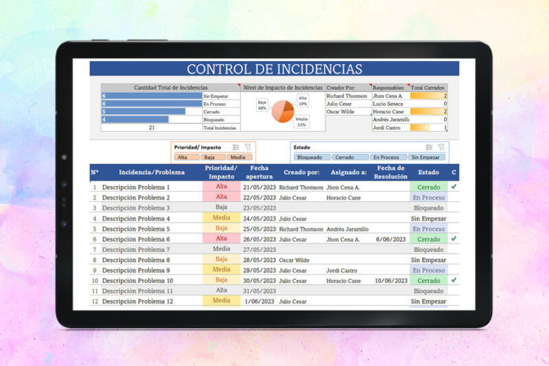 reporte-de-incidencias-en-excel-img Formato Reporte de Incidencias en Excel