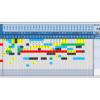 Resumen mensual de la plantilla de horario de trabajo en Excel